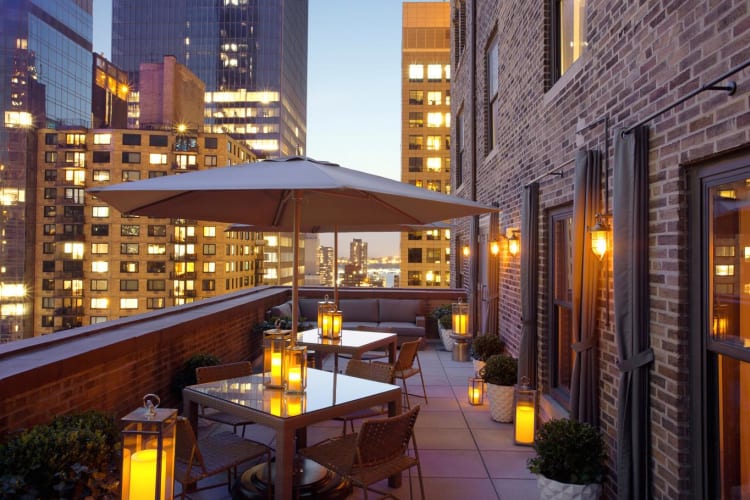 Outdoor terrace